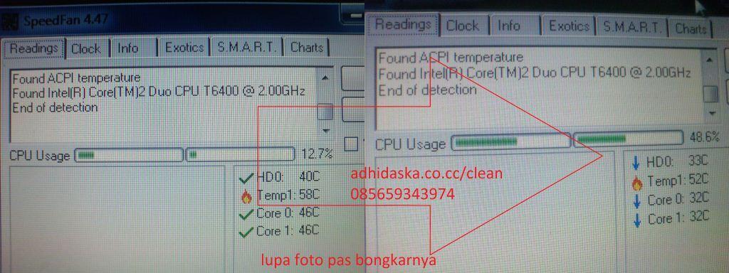 foto dan testimoni cleaning laptop by adhidaska