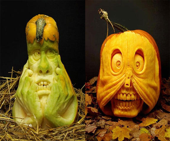 Patung Super Gokil Labu Jack O'Lanterns Halloween 