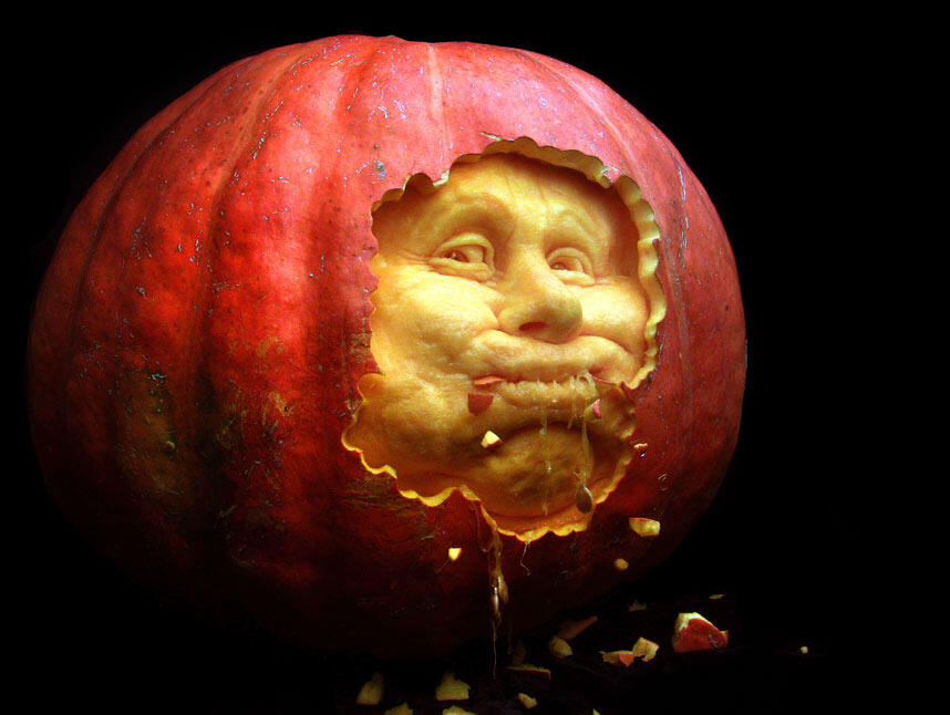 Patung Super Gokil Labu Jack O'Lanterns Halloween 