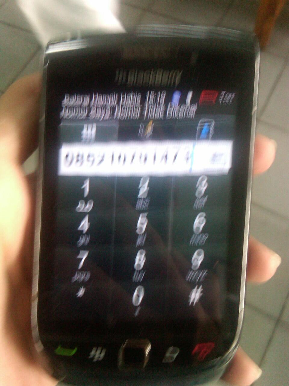 Blackberry Torch 9800 ex TCELL Fullset Mulus