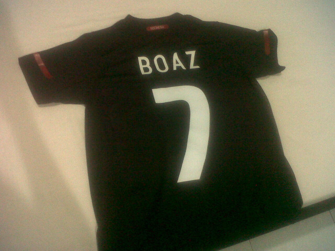jual koleksi pribadi Timnas 3rd (item) #7 Boaz