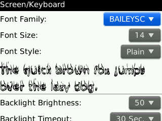 Felly's Font Collection All Blackberry (BB) Type