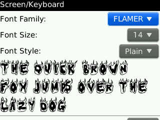 Felly's Font Collection All Blackberry (BB) Type
