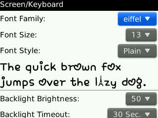 Felly's Font Collection All Blackberry (BB) Type