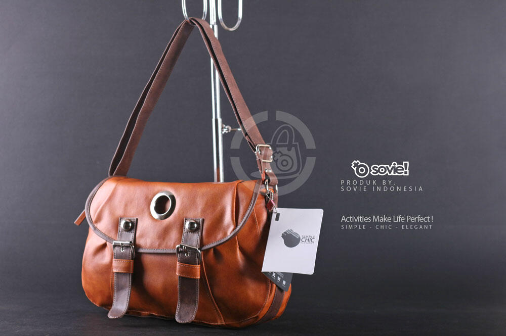 Tas Kuliah Jalan Pumpkin Orange - Slempang -- Simple Chic Elegant --