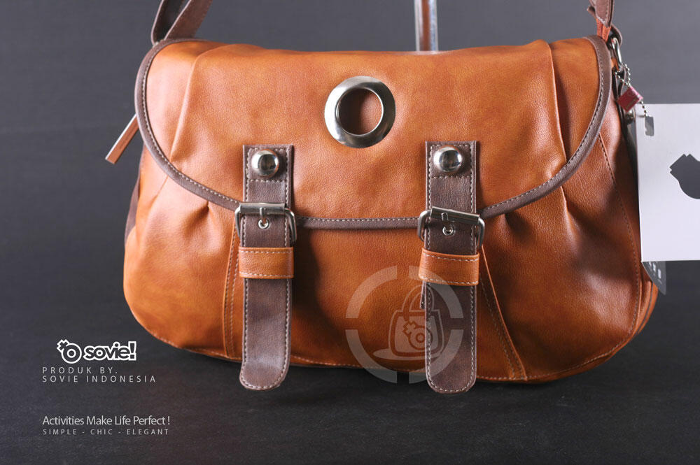 Tas Kuliah Jalan Pumpkin Orange - Slempang -- Simple Chic Elegant --