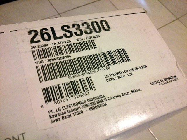 LED TV LG 26" 26LS3300 NEW Murah! JOGJA Only