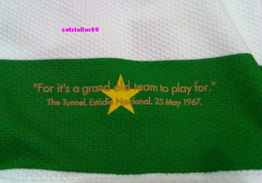 2nd Jersey Original Glasgow Celtic Home 07/08 40th Anniversary Sponsorless