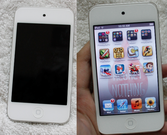 Jual: iPod touch gen 4 white/black 64GB! mulus kinclong 99%! MURAH