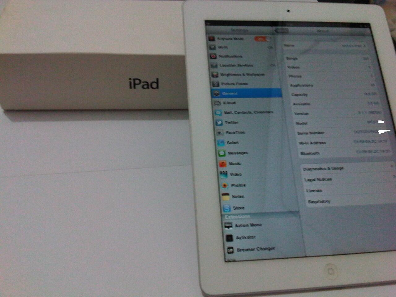 Jual IPad2 Wifi only White 16GB