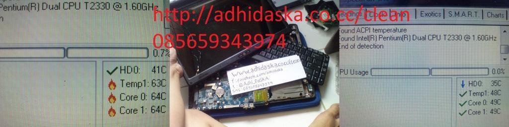 foto dan testimoni cleaning laptop by adhidaska