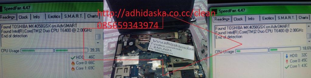 foto dan testimoni cleaning laptop by adhidaska
