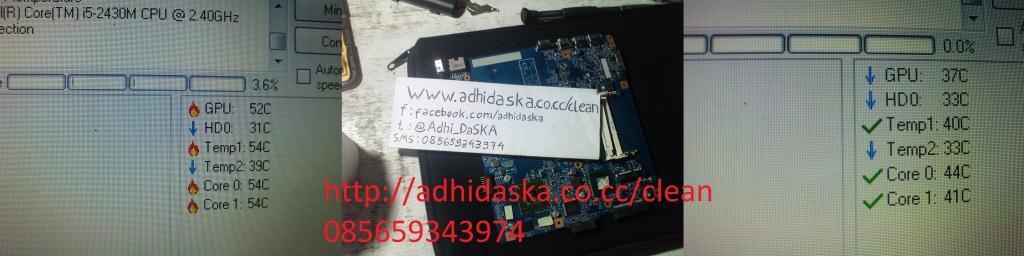 foto dan testimoni cleaning laptop by adhidaska
