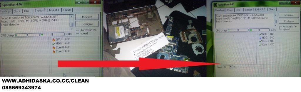 foto dan testimoni cleaning laptop by adhidaska