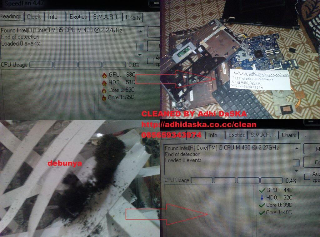 foto dan testimoni cleaning laptop by adhidaska