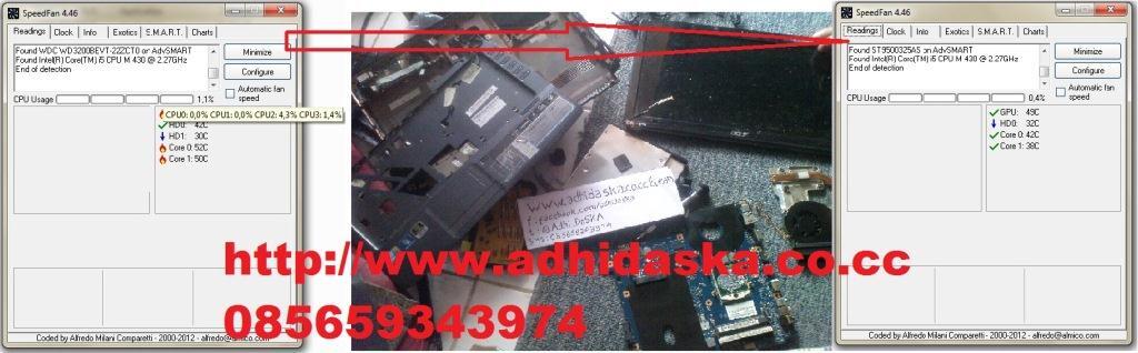 foto dan testimoni cleaning laptop by adhidaska