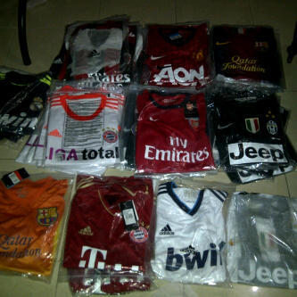 Jual Jersey Grade ori Ready stok harga murah kwalitas tinggi
