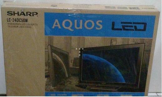 JUAL CEPAT LCD TV 24 SHARP AQUOS 99% IN DUS MURMER !!!
