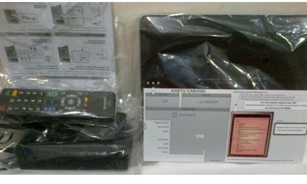 JUAL CEPAT LCD TV 24 SHARP AQUOS 99% IN DUS MURMER !!!