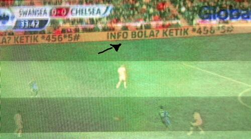 Bahasa Indonesia Masuk Papan A-Board Liga Inggris gan..
