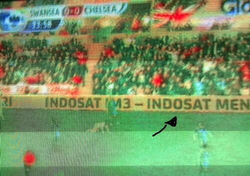 Bahasa Indonesia Masuk Papan A-Board Liga Inggris gan..