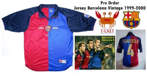 JERSEY BARCELONA TAHUN 1999/2000