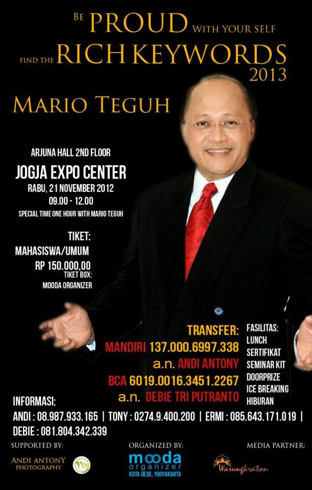 Seminar Super oleh Mario Teguh 21 November 2012