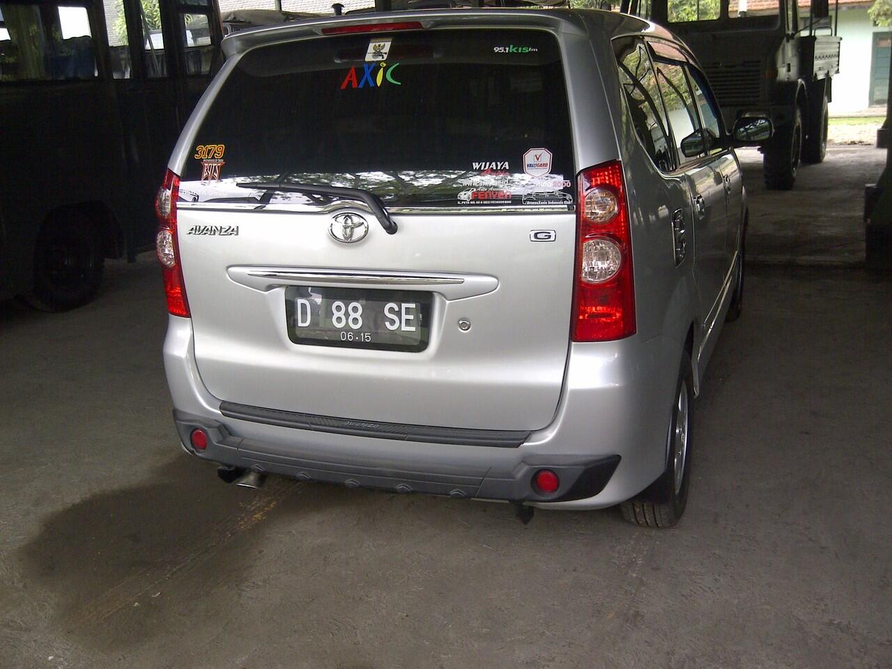 TOYOTA AVANZA G TH 2010 BANDUNG