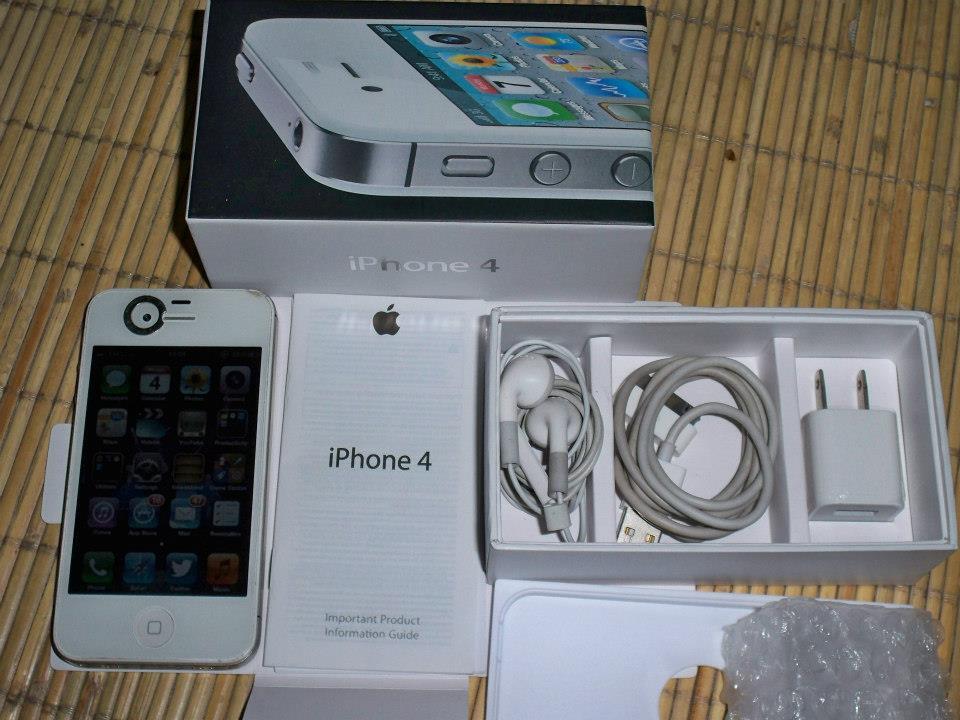 TT / Jual iPhone 4 32 GB CDMA white / putih FULLSET MURAH