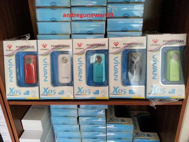 PowerBank Vivan X05 5600mah Ada 5 Pilihan Warna