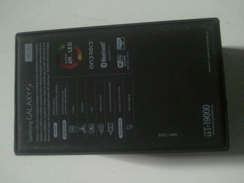 samsung galaxy S I9000 black mulus halus