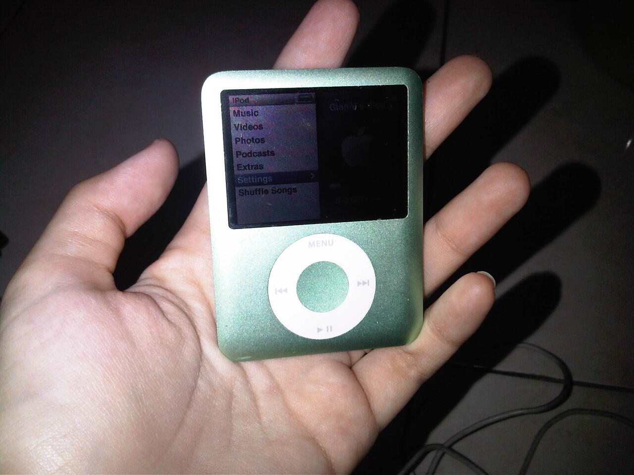 IPOD NANO 3th GEN GREEN 8GB