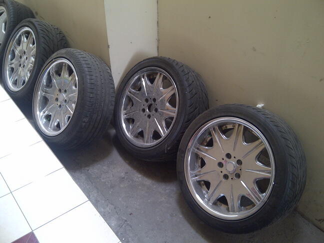Velg R18 Plus Ban, Belang, Ex Mercy W124 dan W210, Plug and Play, ASAL CEPET LAKU