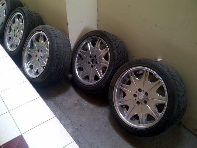 Velg R18 Plus Ban, Belang, Ex Mercy W124 dan W210, Plug and Play, ASAL CEPET LAKU