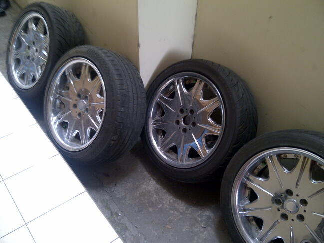 Velg R18 Plus Ban, Belang, Ex Mercy W124 dan W210, Plug and Play, ASAL CEPET LAKU