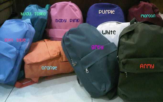 Tas Kanvas Murah Meriah dalam 21 Pilihan Warna!
