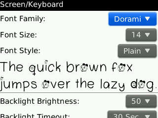 Felly's Font Collection All Blackberry (BB) Type