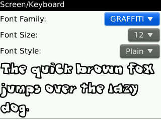 Felly's Font Collection All Blackberry (BB) Type