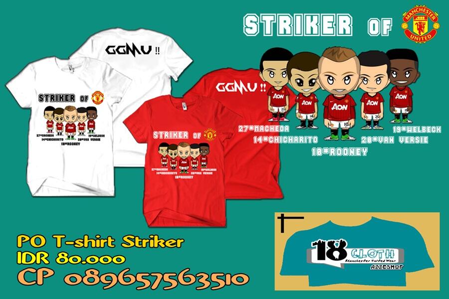 PO Kaos Striker Manchester United 2012