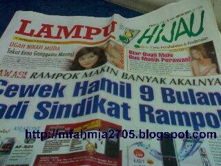 kumpulan tulisan kocak di koran l*mpu