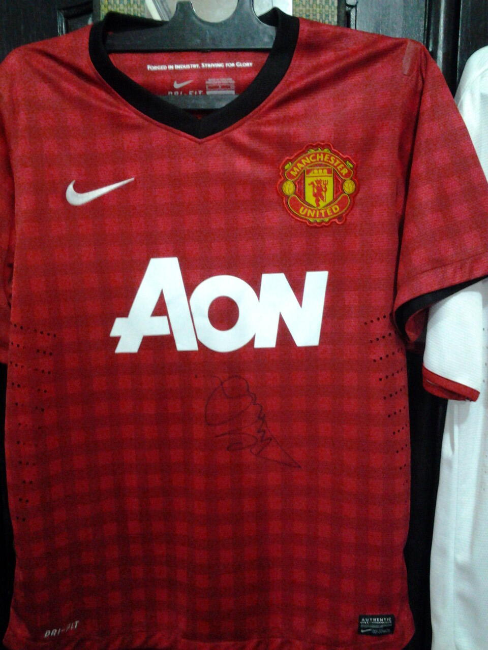 JUAL JERSEY MU BERTANDA TANGAN LEGENDA "ANDY COLE"