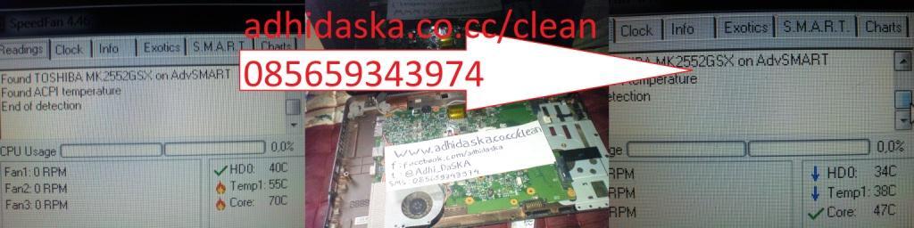 foto dan testimoni cleaning laptop by adhidaska