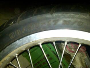 VELG ALUMUNIUM LEBAR + BAN + TROMOL +++ COCOK BUAT CB, GL, MEGAPRO