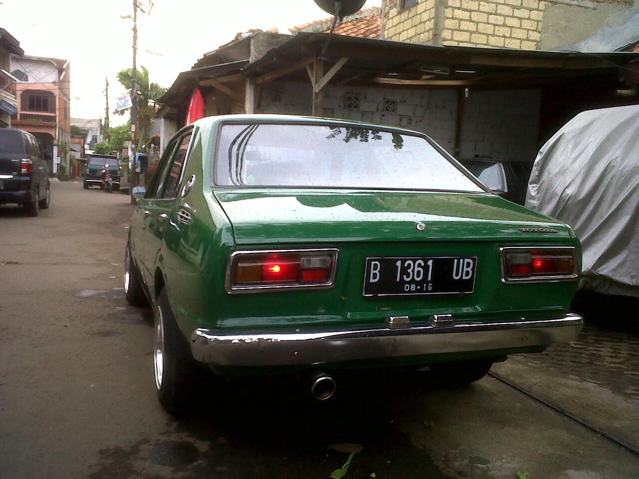 corolla ke30 hijau retro clasic limeted