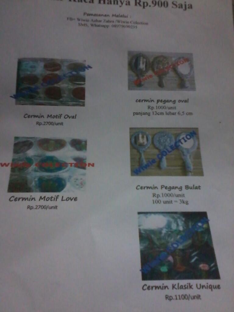 Souvenir Cantik Harga Rp. 800 an s/d Rp. 3300 an