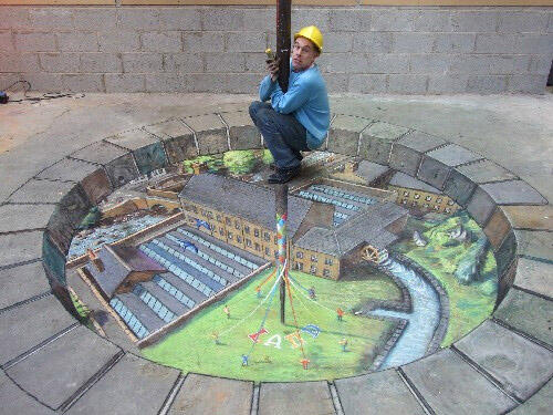 13 karya 3D street art yang paling gokil + keren gan &#91;Serba 13&#93;