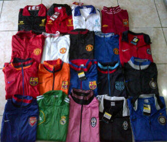 Jual Jaket Club Bola Barcelona,Man United,Real Madrid KW SUper harga murah meriah