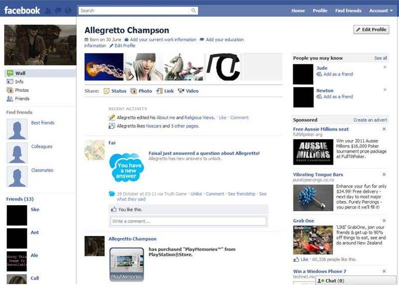 perubahan tampilan facebook dari jama dulu