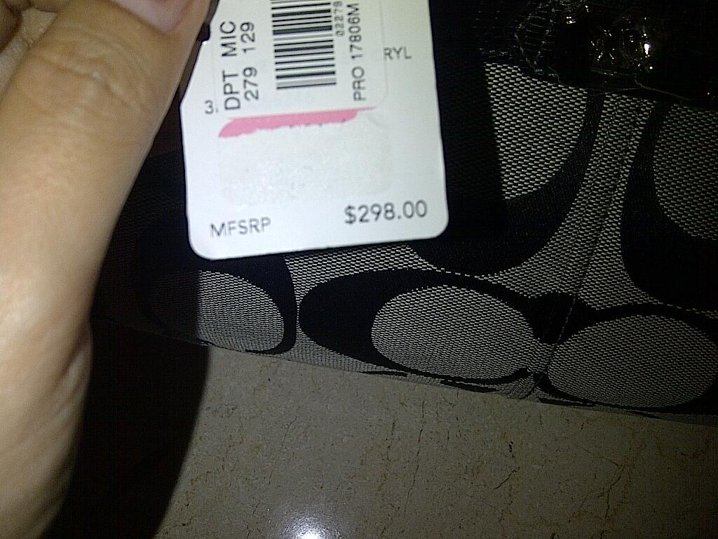 Tas Coach Jayden Signature ( Authentic )