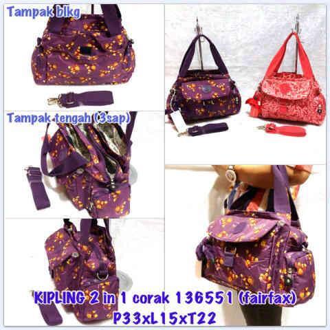 KIPLING SUPER KW 2in1 136551 corak Fairfax